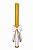 Vela artesanal de cera para Batismo e Crisma - Imagem 1