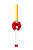 Vela artesanal de cera para Batismo e Crisma - Imagem 4