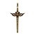 Pingente da Espada de São Miguel Arcanjo na Cor Ouro Velho - 7,8CM - Imagem 1