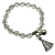 Pulseira com Medalhas de Nossa Senhora Aparecida Metal Envelhecido - Imagem 1