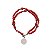 Pulseira do Espírito Santo em Madeira Vermelha com Medalha - Imagem 4
