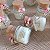Kit 10 Mini Vela aromática com flores, lembrancinha Casamento, Batizado, Aniversário, Personalizada - Imagem 3
