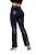 Calça Disco Hot Pants Flare Bailarina Em Cirré Couro Com Bolsos Zíper - Imagem 10