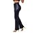 Calça Disco Hot Pants Flare Bailarina Em Cirré Couro Com Bolsos Zíper - Imagem 6