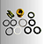 KIT REPARO CILINDRO DE BASCULAMENTO COMPLETO COMPATÍVEL VW CONSTELLATION (SEM HASTE) - Imagem 2