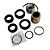KIT REPARO CILINDRO BASCULAR MBB AXOR 9585530505 (haste de diametro 25mm / axor moderno) COM BUCHAS - Imagem 3