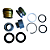 KIT REPARO CILINDRO BASCULAMENTO VOLVO VM - Imagem 2