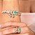 Bracelete Leopardo Com Fusion Verde Na Cauda - Imagem 1