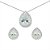 Conjunto Gota Zircônia Cristal Com Micro Zircônia - Imagem 10