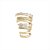 Brinco Piercing Zircônia Cristal E Micro Zircônia Longo - Imagem 3