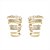 Brinco Piercing Zircônia Cristal E Micro Zircônia Longo - Imagem 2