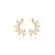 Brinco Earcuff Navetes Pequeno Ouro 18K - Imagem 3