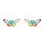 Brinco Mini Ear Cuff Zircônia Colorida - Imagem 3