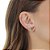 Brinco Mini Ear Cuff Zircônia Colorida - Imagem 1