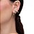 Brinco Hook 4 Garras Ouro 18K - Imagem 1