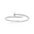 Bracelete Prego Liso - Grosso Ródio - Imagem 2