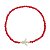 Pulseira Cristal Vermelho com Espírito Santo em Madrepérola - Imagem 2