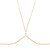 Body Chain com 2 fios com Ponto de Luz Central Ouro 18K - Imagem 2
