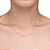 Choker Grume Batida Losango 45cm Ouro 18K - Imagem 1