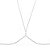 Body Chain com 2 fios com Ponto de Luz Central Ródio - Imagem 2