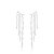 Brinco Earcuff com Trio Oval de Ponto de Luz - Imagem 2