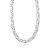 Choker Malha Trançada no Banho de Ródio Branco - Imagem 2