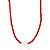 Choker Cristal Vermelho Com Espirito Santo Madrepérola - Imagem 2