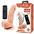 Penis com vibrador rotativo 15x3,5 - pilha - Imagem 1