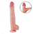 PÊNIS SUPER REALÍSTICO DUPLA CAMADA 29,7X5,6CM - Imagem 1