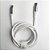 Cabo MFi para USB-C Hard Cable em Poliéster Branco - Imagem 3