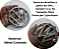 Emblema VW Da Brasília Moderna , Variant, Tl 10cm - 1 Linha - Imagem 3
