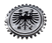 Emblema Escudo Eráldica Brasão Águia Deutschland Porshe, Fusca, Kombi - Branco - Imagem 1