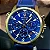 Relógio Bulova Marine Star Cronógrafo Quartz Azul 97B168 - Imagem 2