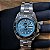 Relógio Orient Automático 3 Estrelas Submariner NH3SS010 A1SX Azul Celeste - Imagem 2