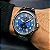 Relógio Orient 3 Estrelas Sport Land GMT Automático Azul NH3SS017 D2SX - Imagem 2