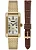 Relógio Orient Tank Feminino Dourado LGSS0077 C3KX - Imagem 1