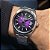 Relógio Orient 3 Estrelas Elegance Automático Roxo YN6SS041 U1SX - Imagem 2
