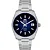 Relógio Orient 3 Estrelas Elegance Automático Azul YN6SS041 D1SX - Imagem 1