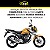 Tampa Lateral Cg Titan 160 Modelo 2022 Moto Dourada Completa Nova - Imagem 2