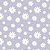 Sintetico Dollaro - FLOWERS MARGARIDAS (FUNDO LILAS) - Imagem 1