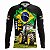 Camiseta Patriota Preta Brasil Agro É Top Ag11 Proteção Uv50+ - Imagem 4