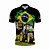 Camiseta Preta Trator Verde Patriota Brasil Agro Top AG11 - Imagem 2