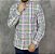 CAMISA POLO RALPH LAUREN OXFORD ROSA COM VERDE - Imagem 3