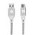 CABO NYLON BLIZ 1,2MT USB - TIPO C BRANCO - Imagem 1