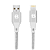 CABO NYLON BLIZ 1,2MT USB - LIGHTNING BRANCO - Imagem 1