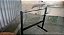 Urna giratória em acrílico 3mm 100x50 diametro suporte metal pintura automotiva - Imagem 1
