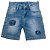 Bermuda Jeans Infantil Menino Kiki - Imagem 1