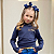 Blusa Infantil Menina Gola Plissada Mily - Imagem 1