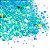 Glitter Hexágono Holográfico Maldives - 7g - Imagem 1