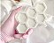 Molde Chaveiro Hexágono 6 Cavidades 3,5cm x 3cm - Imagem 1